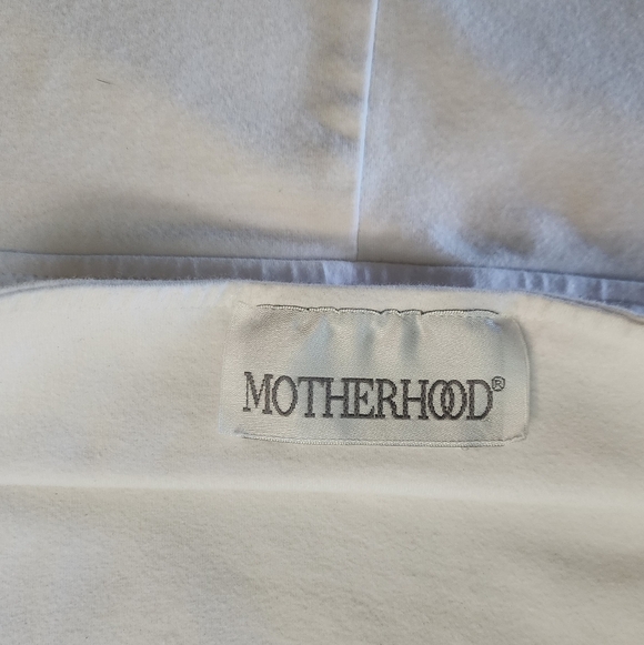 MOTHERHOOD White Maternity Halter Top, Tie Back, Size Small. Cotton & Spandex - Picture 3 of 8